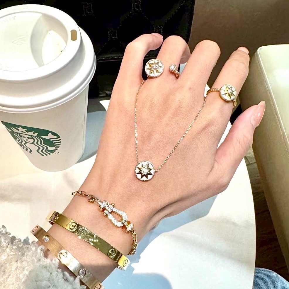 18k d”經典八芒星羅盤全系列戒’高奢定製戒指