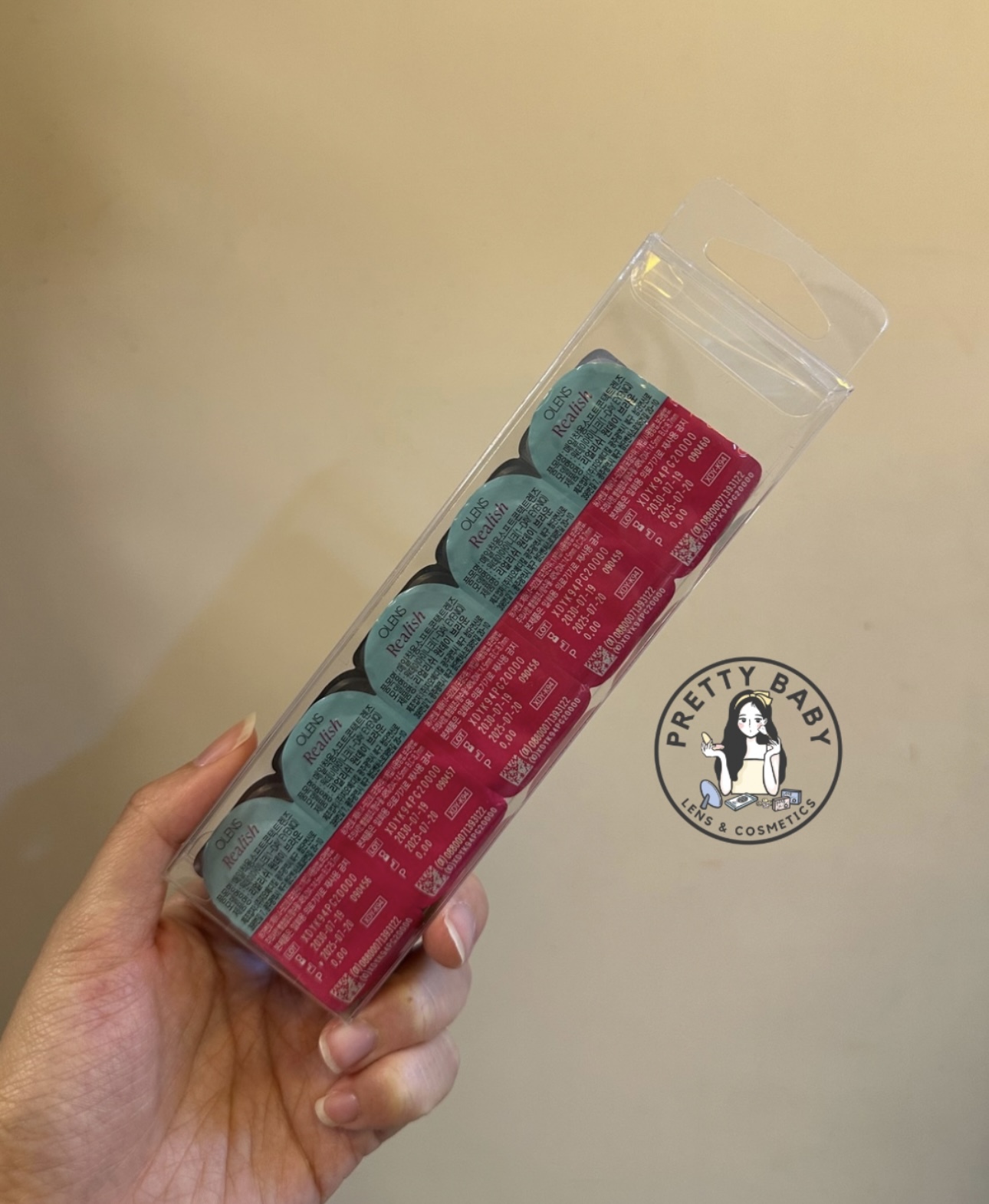 [透明盒散裝]OLENS Realish 1 Day Brown｜日拋彩妝隱形眼鏡｜每盒10片