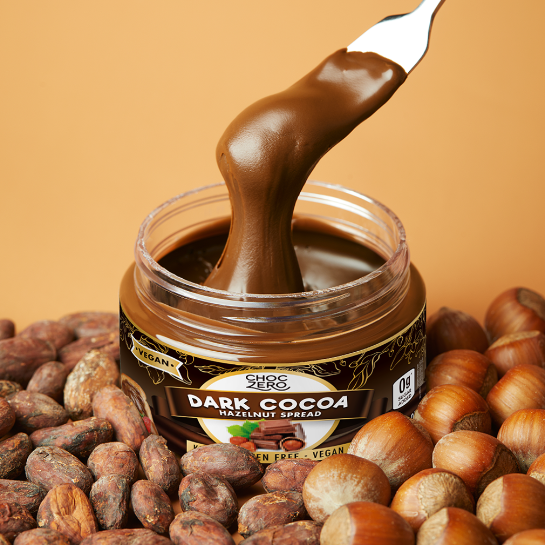 Choczero *迷你裝*無添加糖純素榛子醬 - 黑朱古力 140g (Low Carbs Nutella)