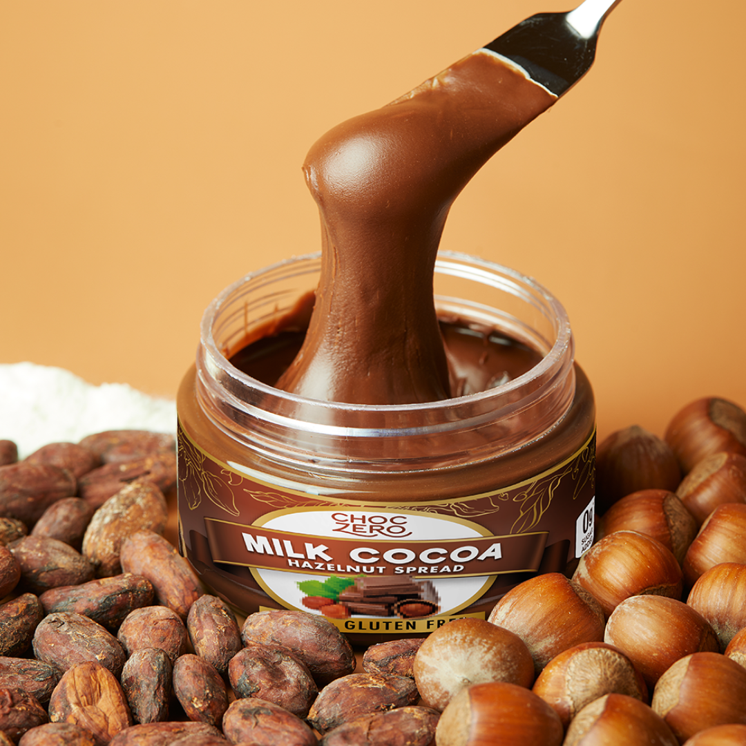 Choczero *迷你裝* 無添加糖榛子醬 牛奶朱古力 140g (Low Carbs Nutella)
