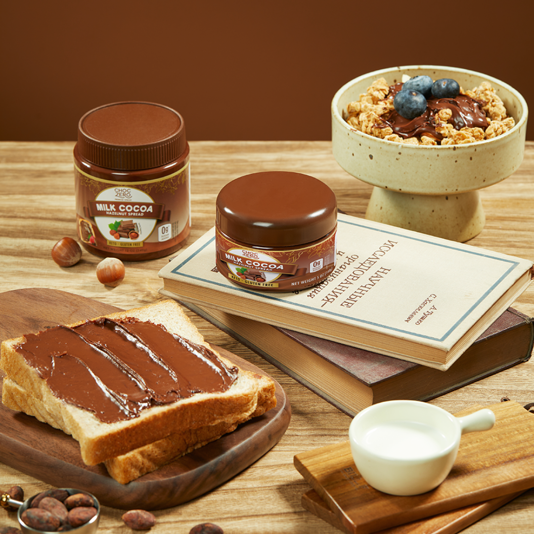 Choczero *迷你裝* 無添加糖榛子醬 牛奶朱古力 140g (Low Carbs Nutella)