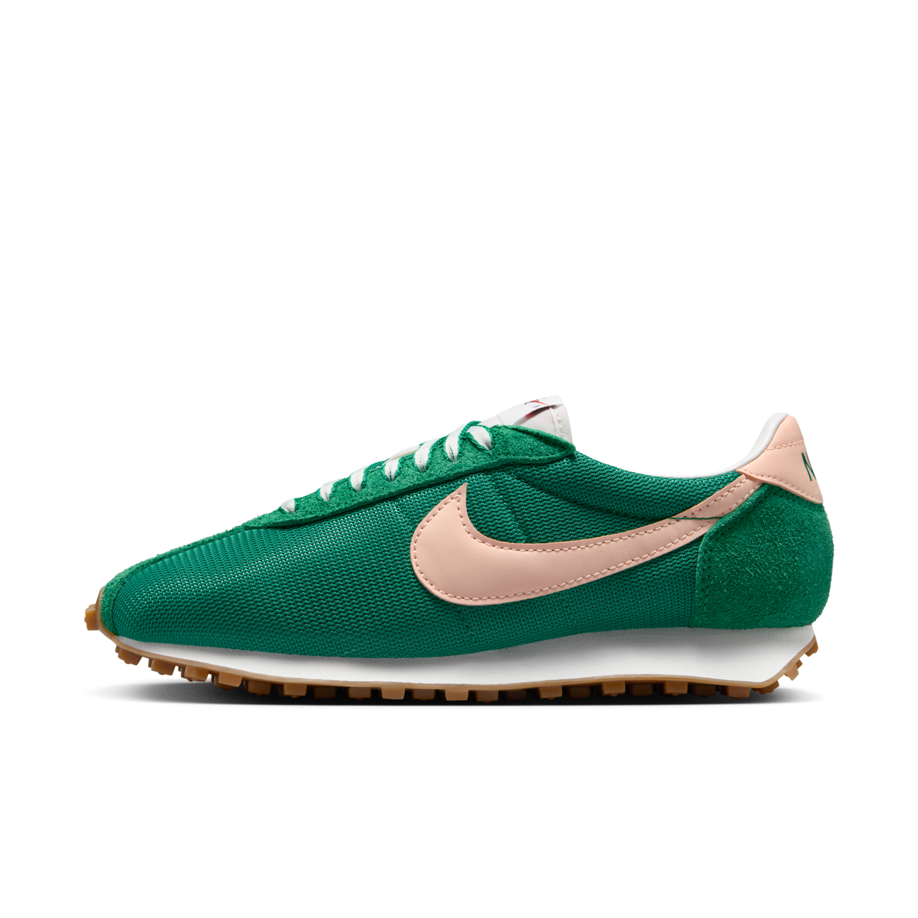 女鞋 NIKE W LD-1000 綠粉 鬆餅格紋 復古 麂皮 膠底 休閒 運動鞋【IF1761-300】