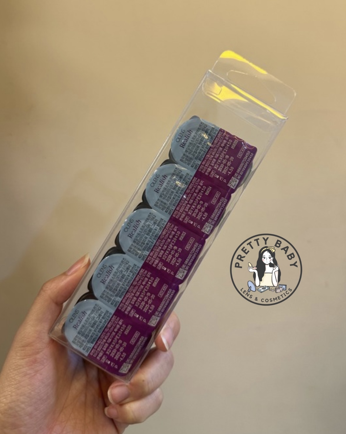 [透明盒散裝]OLENS Realish 1 Day Gray｜日拋彩妝隱形眼鏡｜每盒10片