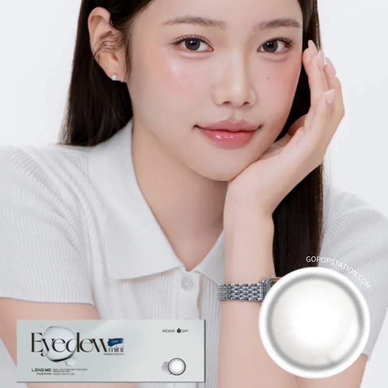 [日拋] Lensme Akma Eyedew Mini 1 Day Gray｜日拋彩妝隱形眼鏡｜每盒30片