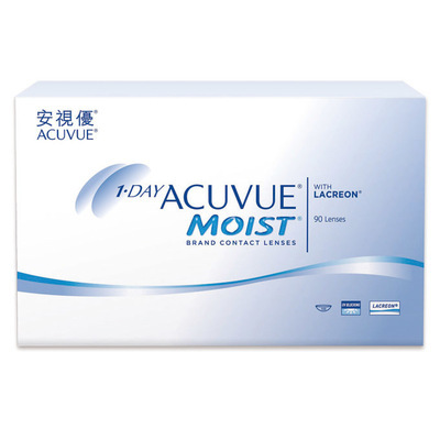 ACUVUE安視優MOIST超涵水透明日拋90片裝