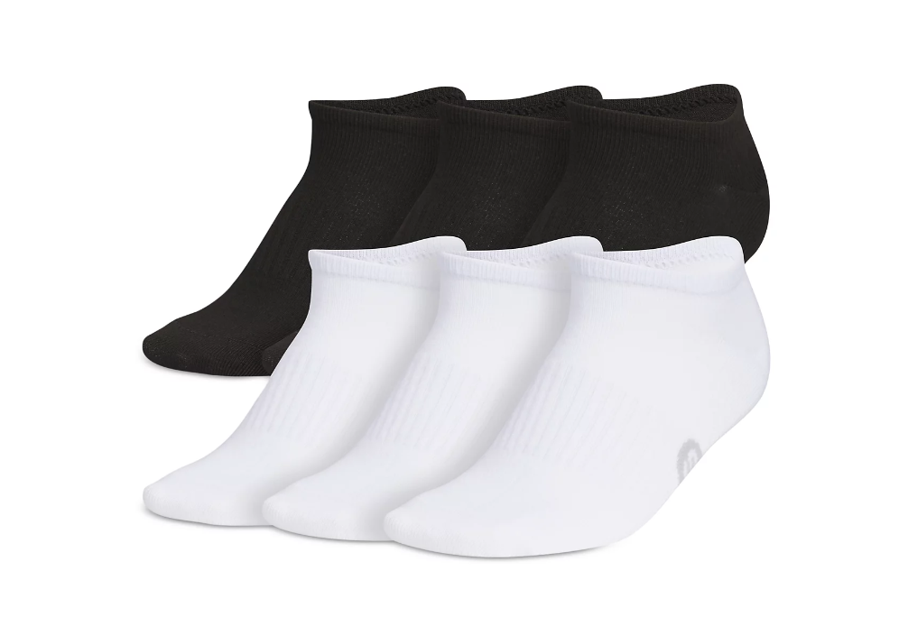 [S] ADIDAS BLACK/NIGHT GREY/WHITE 5157841A NO SHOW SOCKS, 888254175916 (SAD262)