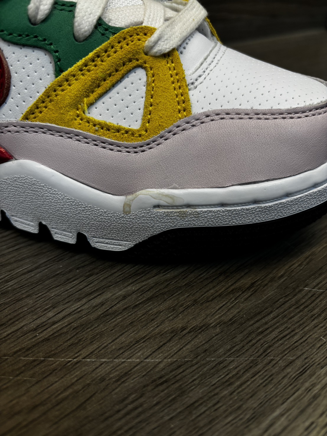 【瑕疵商品】-(B9b)-NIKE AIR FORCE 3 低筒鞋 Ｘ NIGO BLUE VOID AND TOUR YELLOW-HQ7534 100