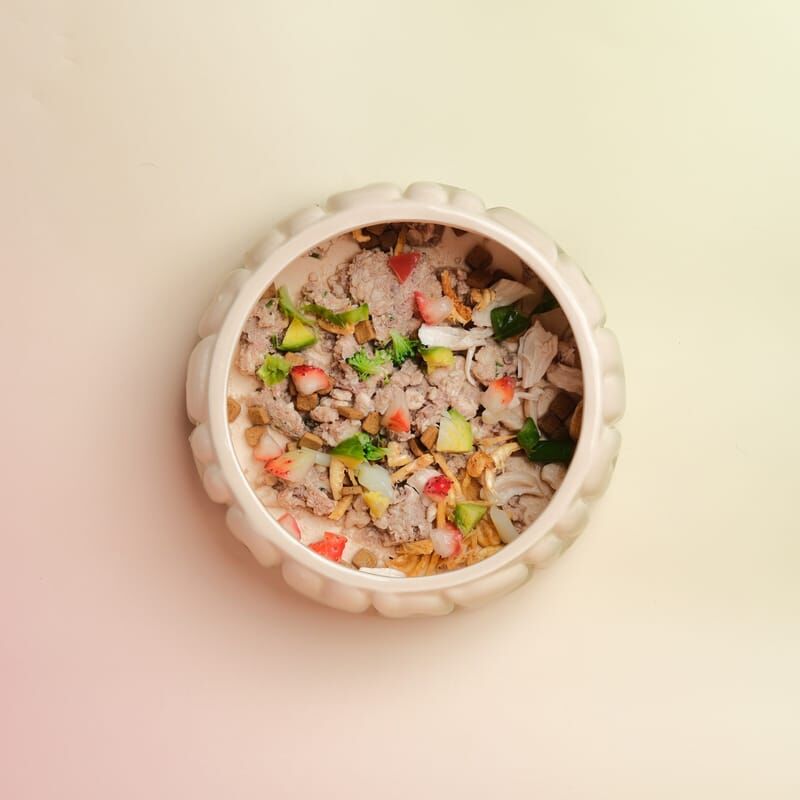 PEHOM 泡芙字母碗（橘色）