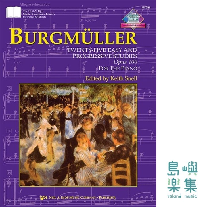 Burgmuller - 25 Easy & Progressive Studies, Op. 100