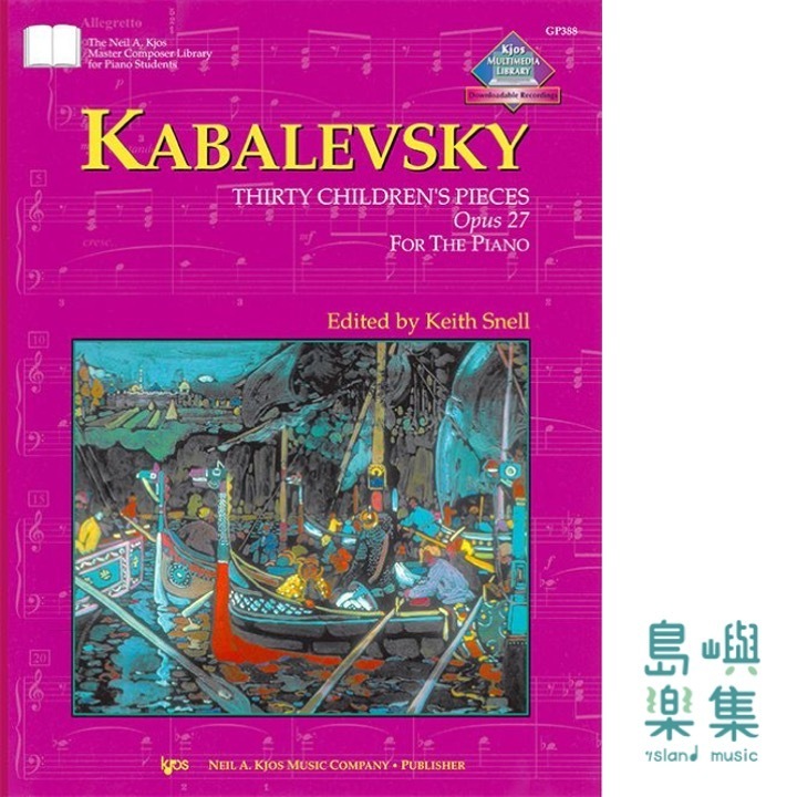 Kabalevsky 30 Children's Pieces, Opus 27