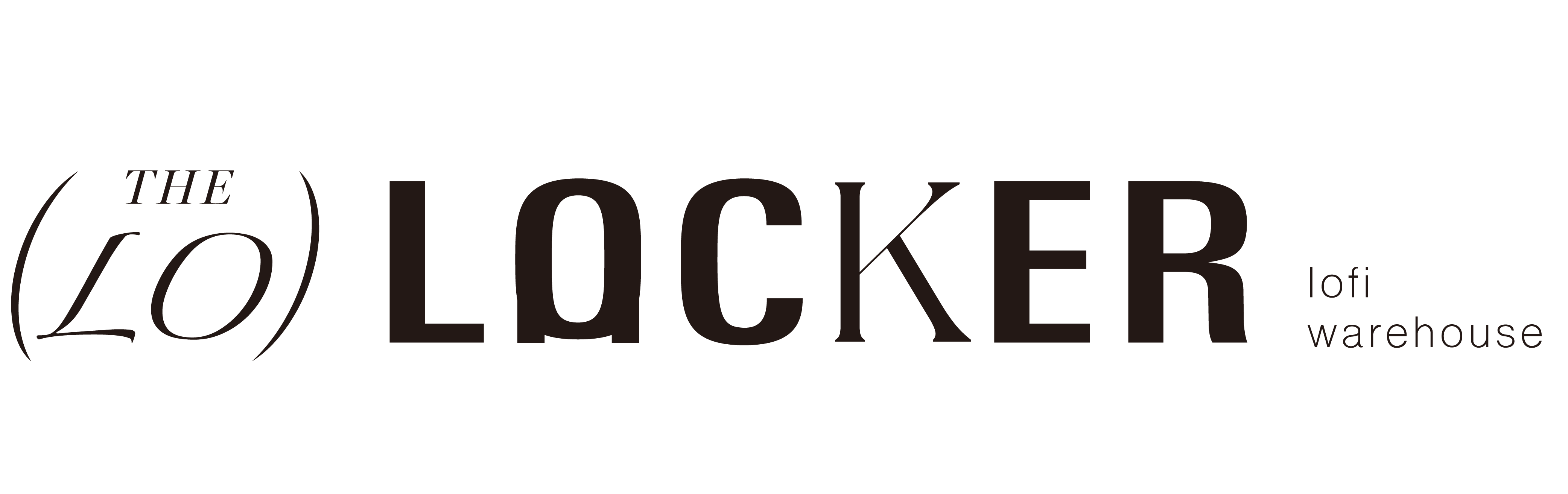 (LO) LOCKER lo-fi warehouse 標誌