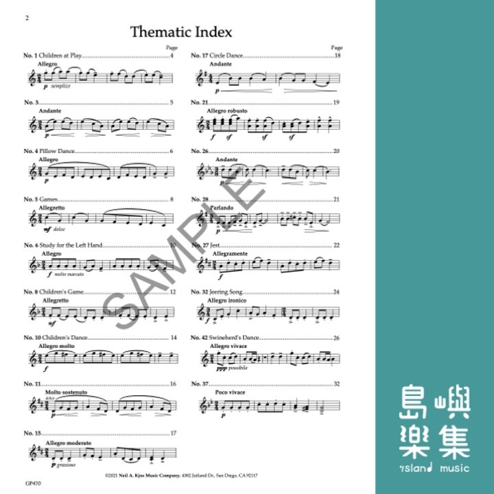 Bartók: Selections from For Children, Vol. 1