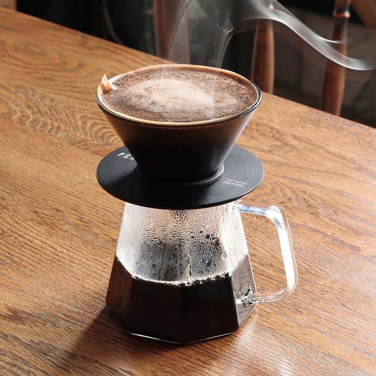 手沖咖啡滴濾組∣工業風系列 玄黑色∣日本 POST GENERAL