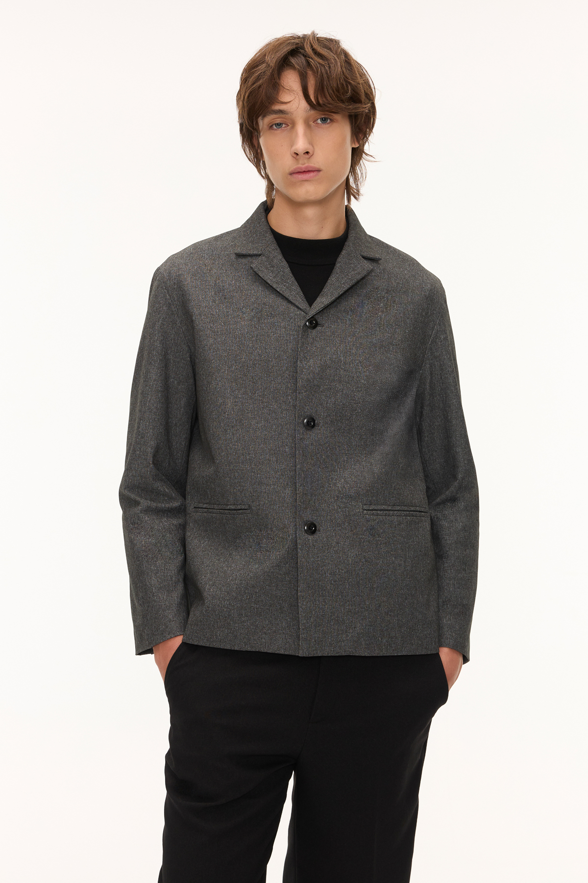 CORVEN 防潑水休閒外套（中灰）