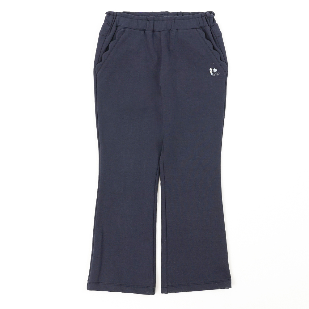 PIPPY 優雅百搭舒適彈性棉長褲 藍