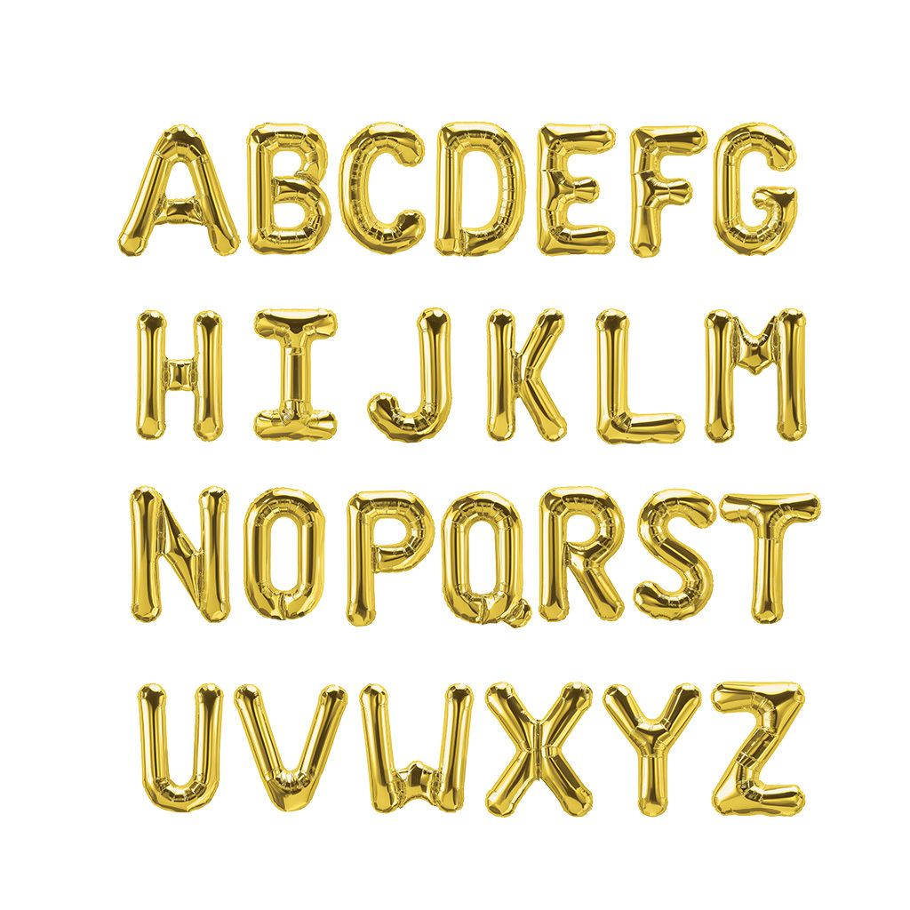 字母數字丨鋁箔英文字母- 40吋