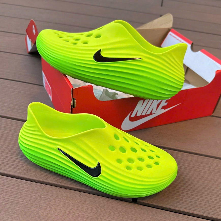 <海外連線代購> NIKE REACTX REJUVEN8 Green Strike 青竹絲 綠色 泡棉 休閒 防水 涼鞋 拖鞋 恢復鞋【HV5060-300】