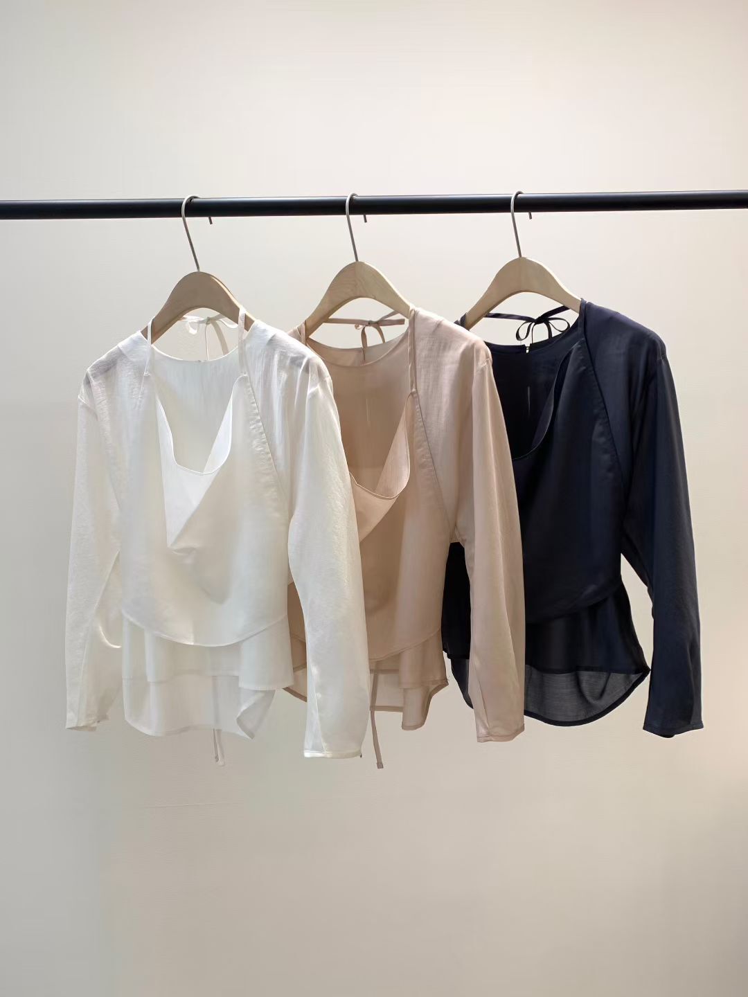 KN5008 兩件式肚兜長袖上衣