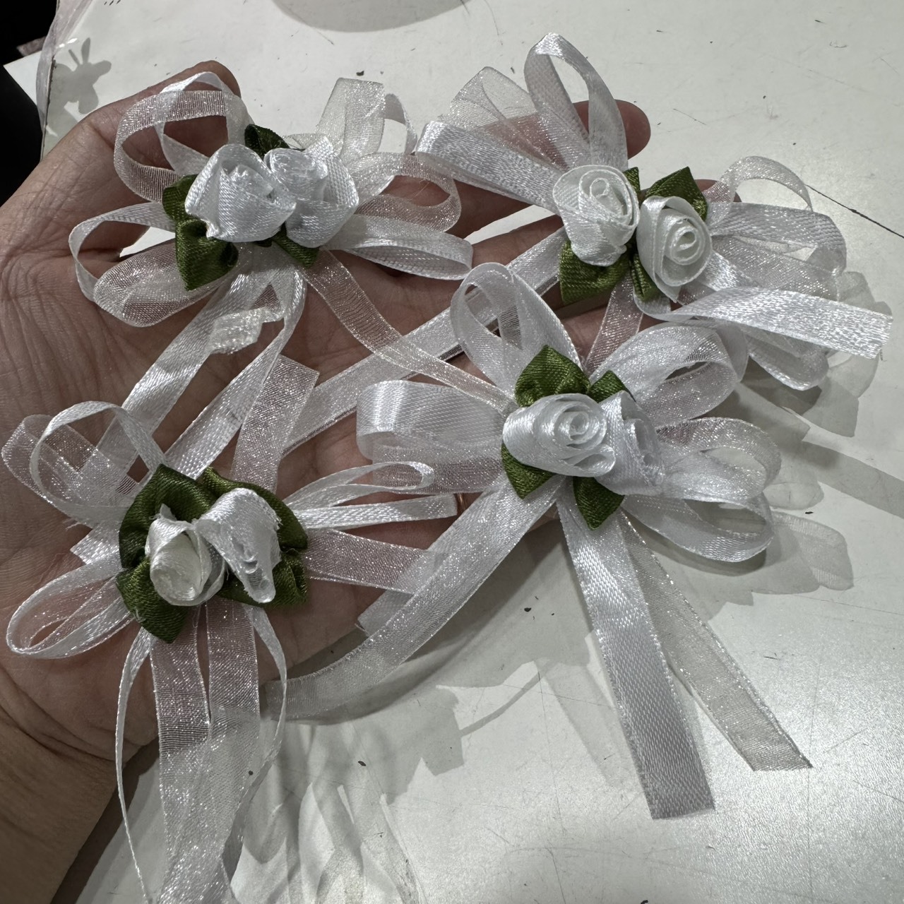 【台灣現貨速發】雙色鬱金香蝴蝶結 蝴蝶結 鬱金香