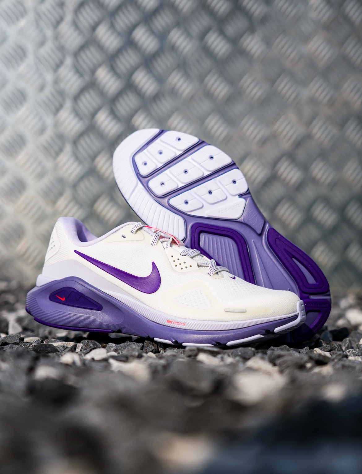 女鞋 NIKE W STRUCTURE 26 白紫 緩震 網布 透氣 支撐 慢跑 運動鞋【HJ1101-102】