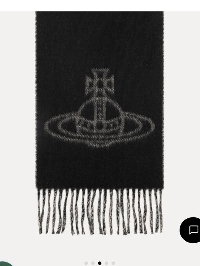 Vivienne Westwood Single Orb Double Scarf