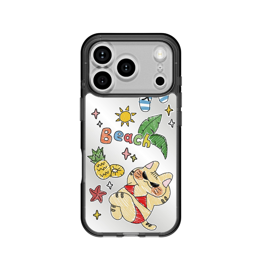 KocciTocci 手機鏡面背貼膜 / 我是熱情貓-VC247