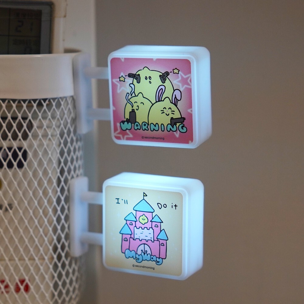 Second Morning-燈箱磁鐵(征服世界款/世界和平款)