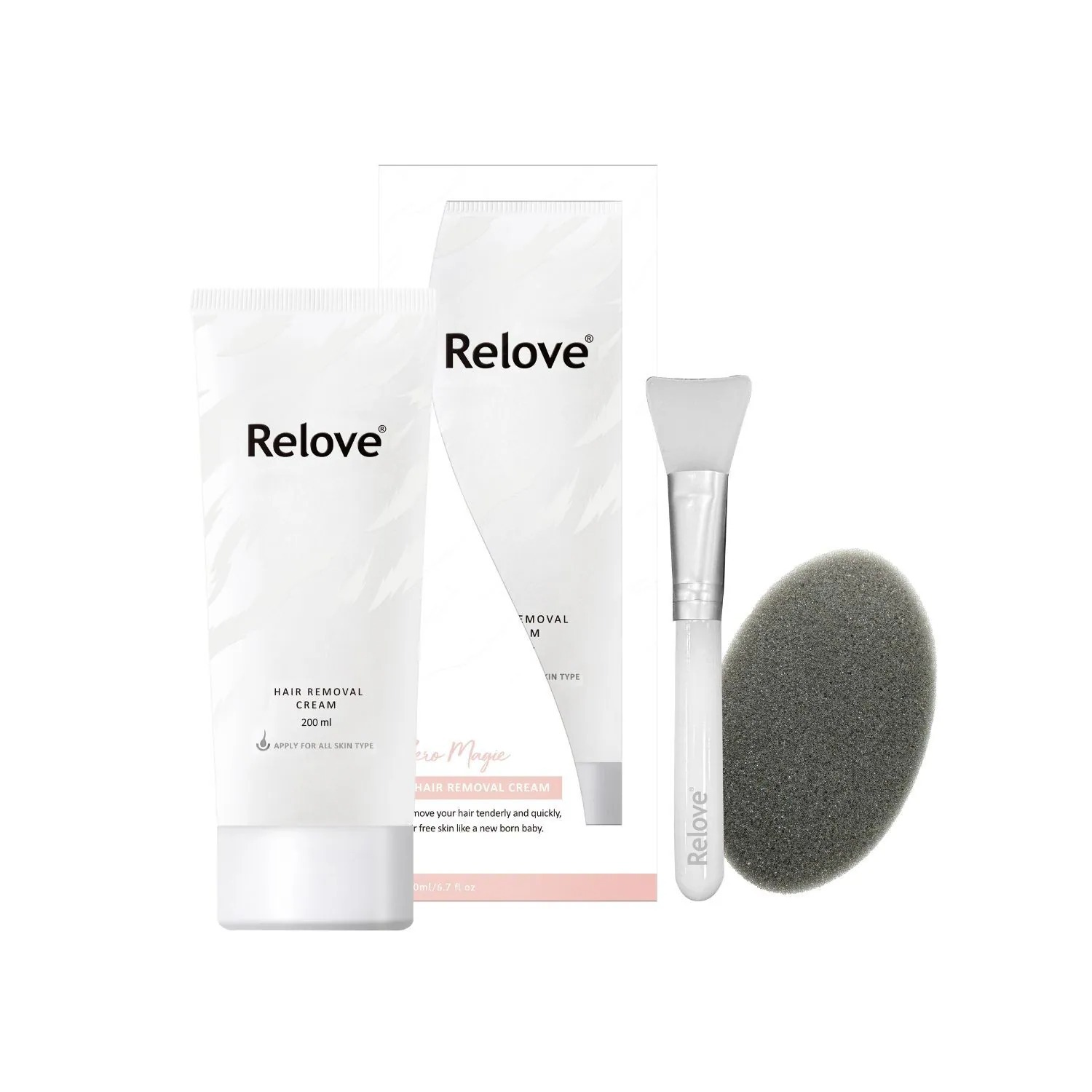【熱門推薦】Relove 瞬淨 Ku溜零毛髮霜 200ml|無痛除毛|適合全身多個部位|除毛不乾澀|讓你擁有光滑肌膚
