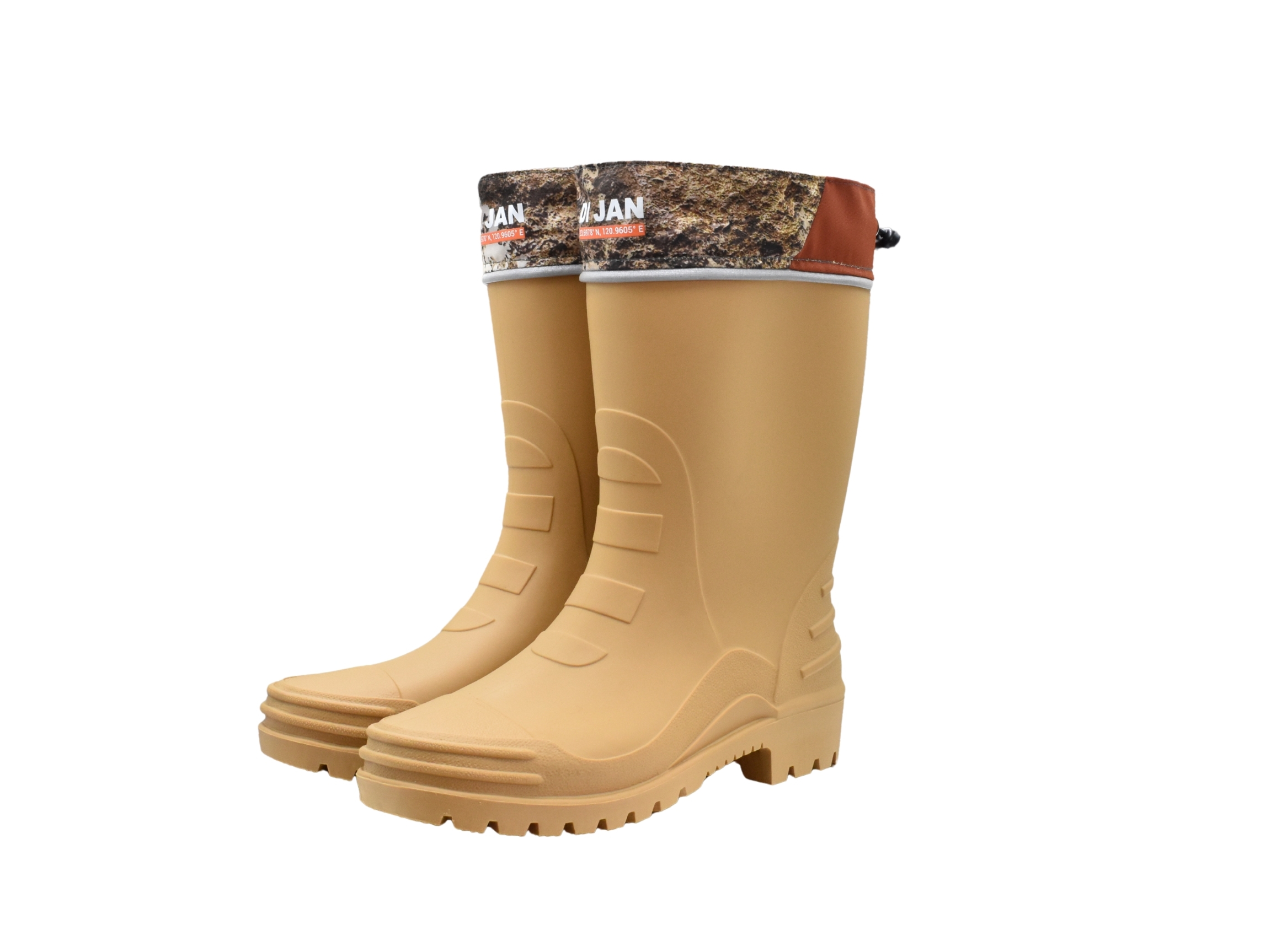 夢想中筒雨靴 - 棕