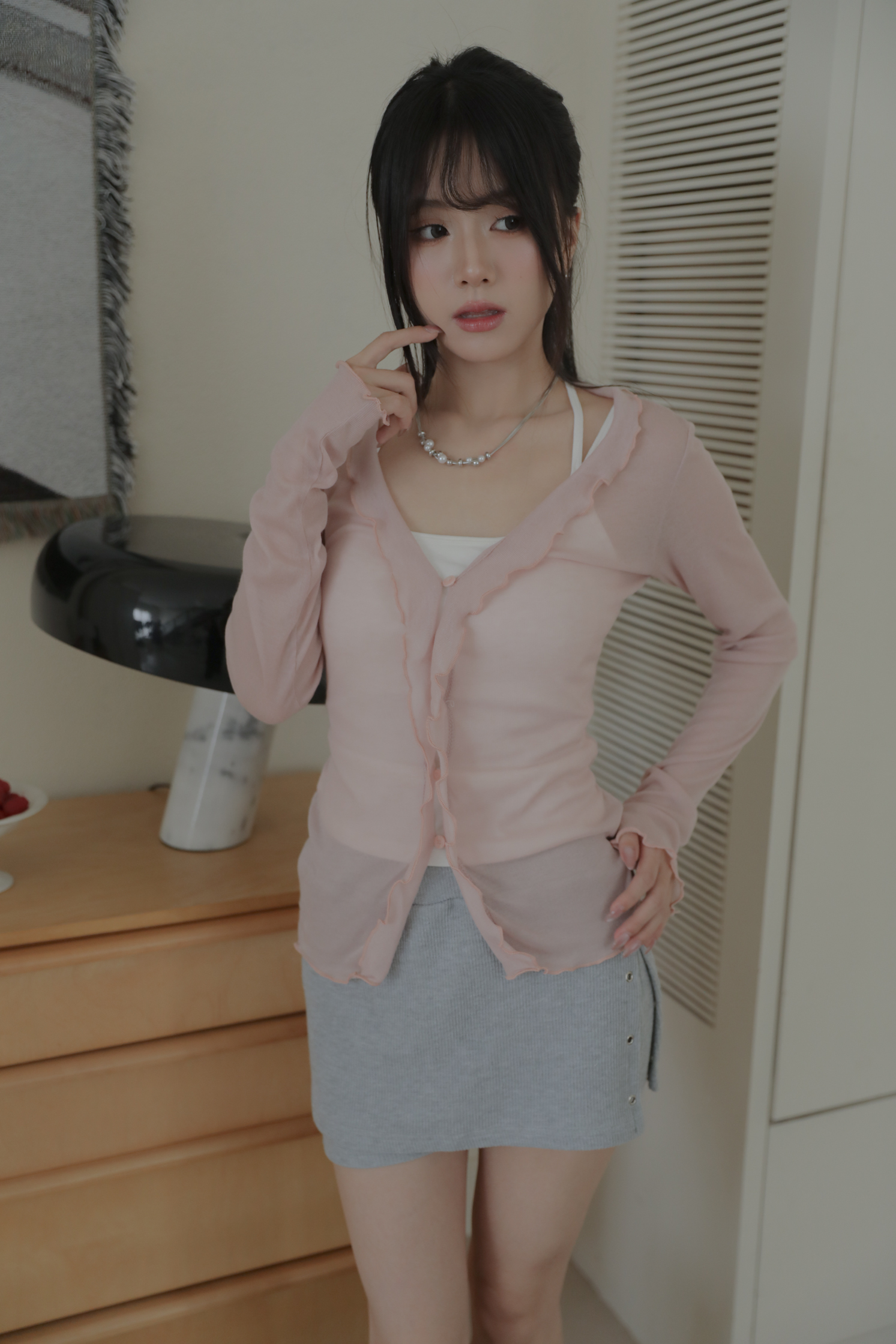 Cindy See-through Cardigan #罩衫