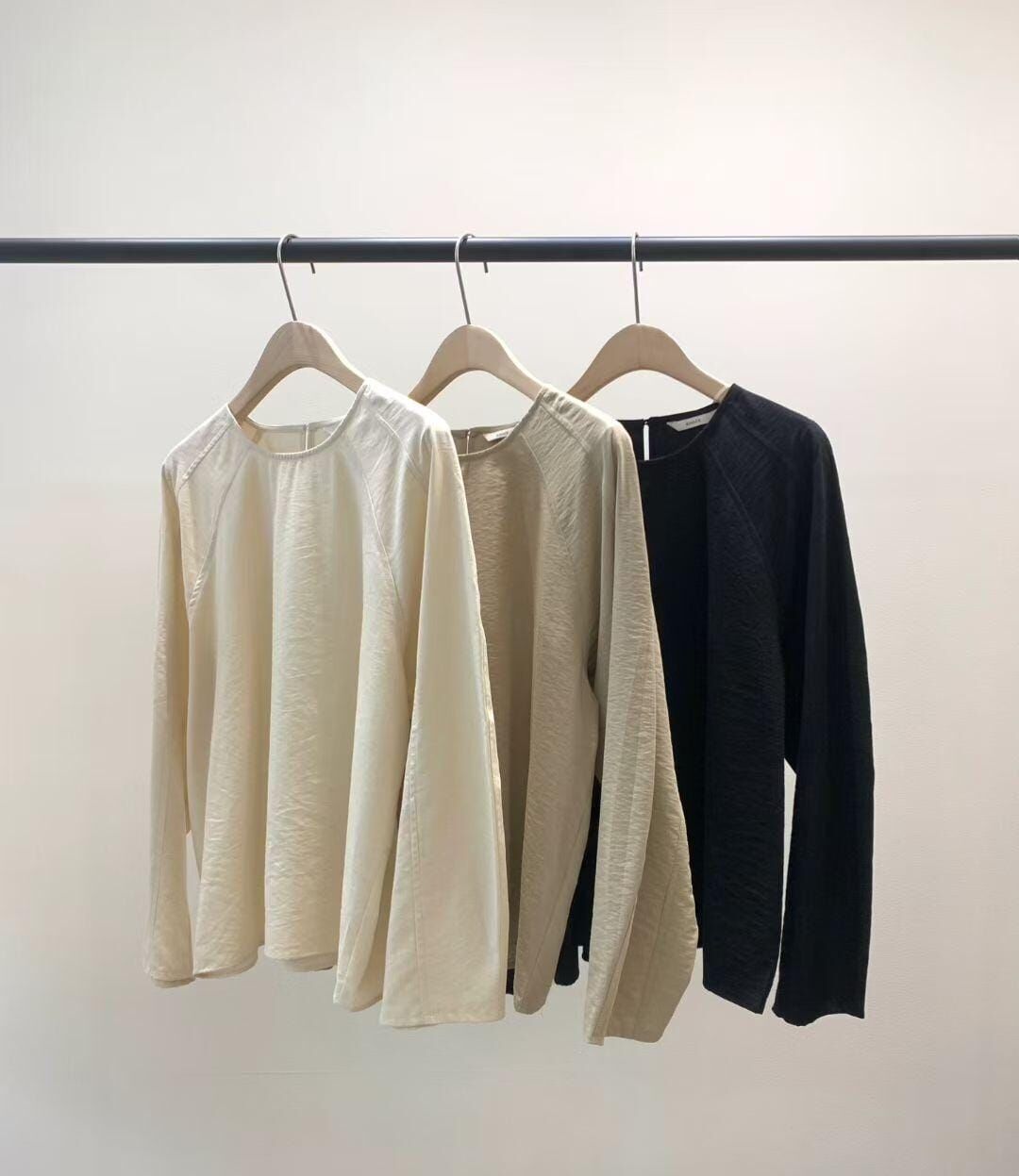 KN5022 插肩設計紋路上衣