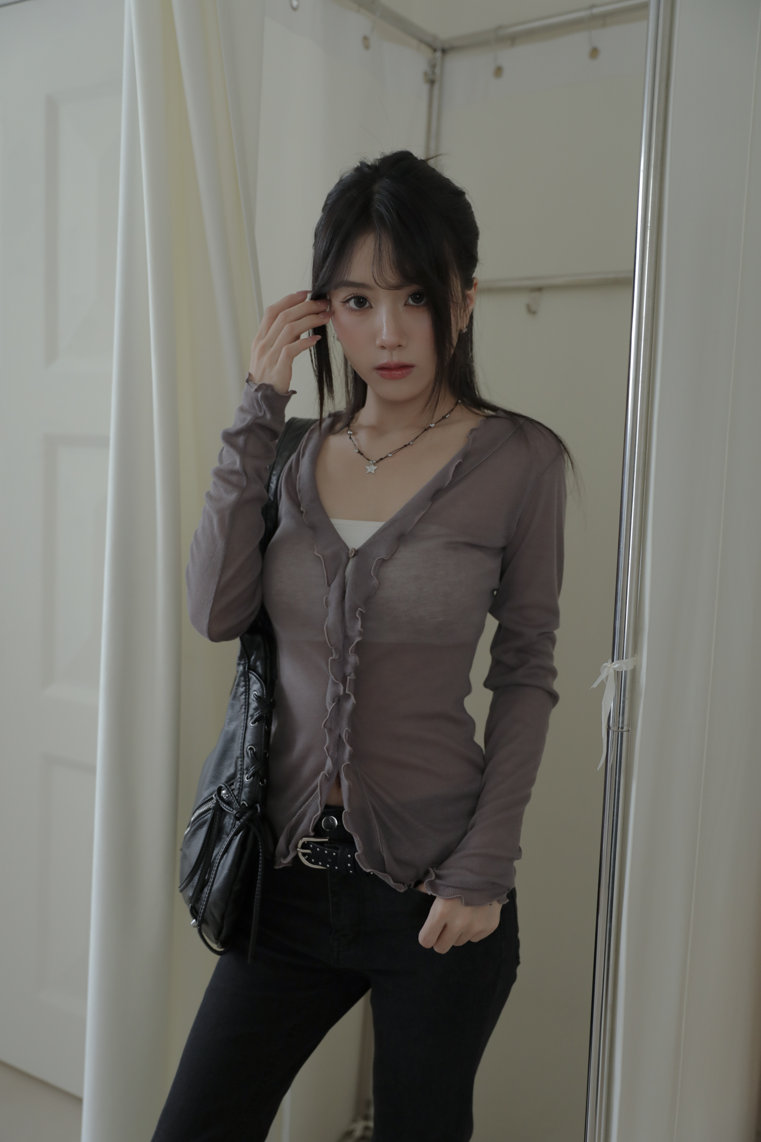 Cindy See-through Cardigan #罩衫