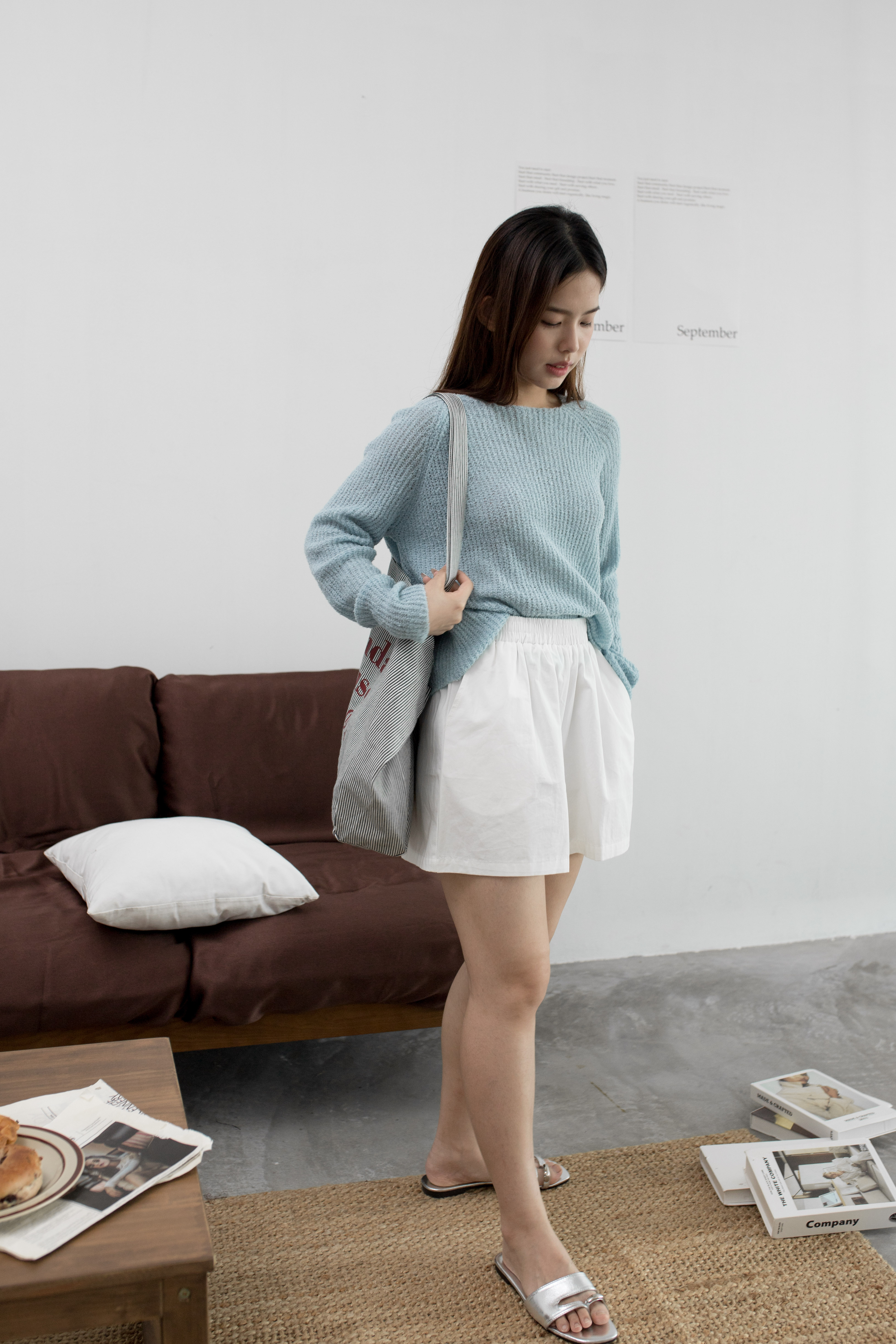 Veena Relaxed Short White -2429WHI