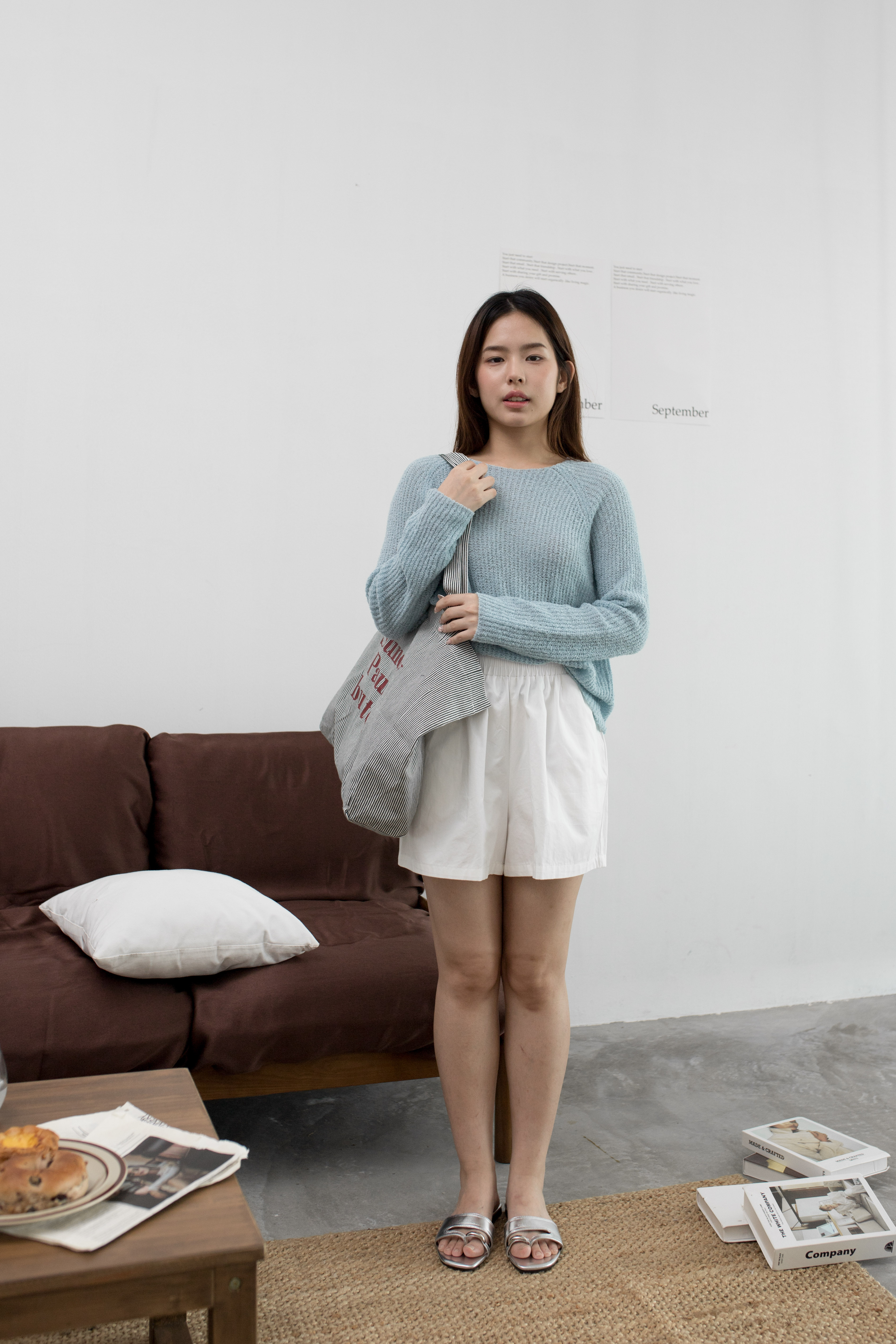 Veena Relaxed Short White -2429WHI