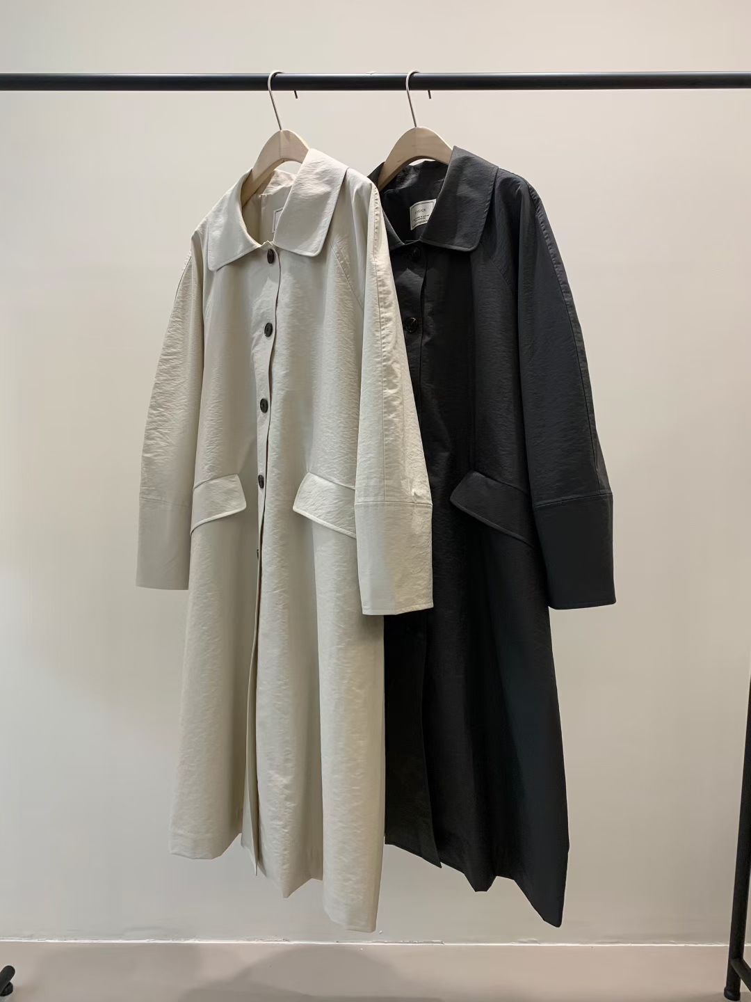 KN5025 長版風衣外套