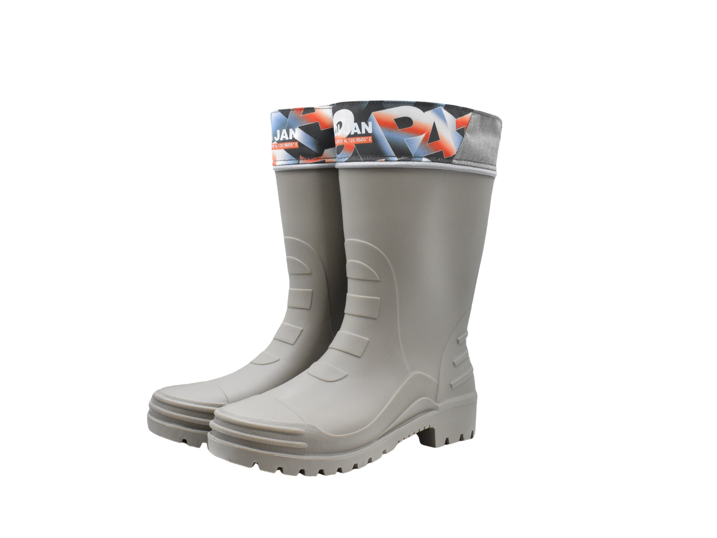 夢想中筒雨靴 - 灰