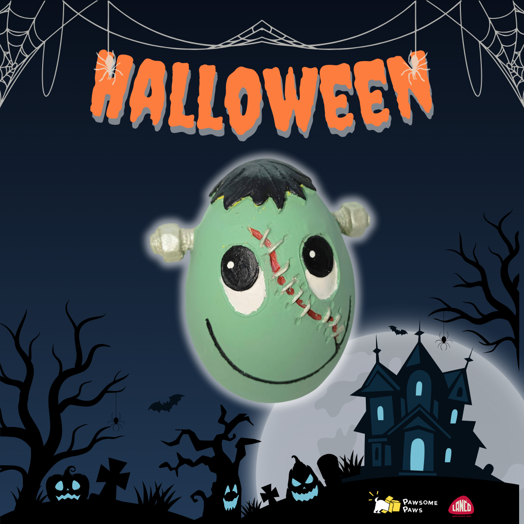 《 Lanco 》天然無毒橡膠玩具｜萬聖節系列【科學蛋人】