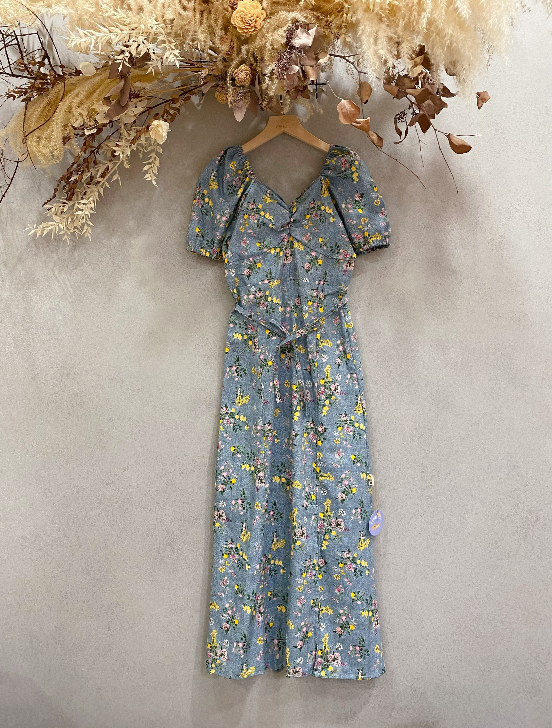 檸檬花曦 媽咪王妃長洋裝