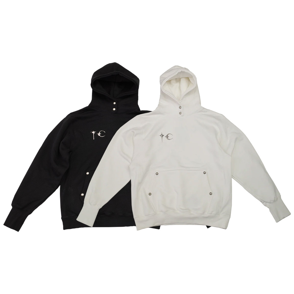 Thug Club｜Basic Product – Armor Hoodie (Black/White)