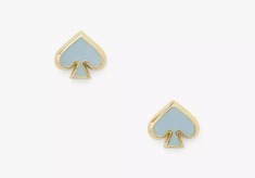 [S] KATE SPADE CRISP SKY O0RU3069 EVERYDAY SPADE EARRINGS, 196021628498 (SKS1676)