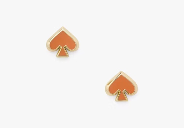 [S] KATE SPADE CAYENNE PE O0RU3069 EVERYDAY SPADE EARRINGS, 196021628603 (SKS1678)
