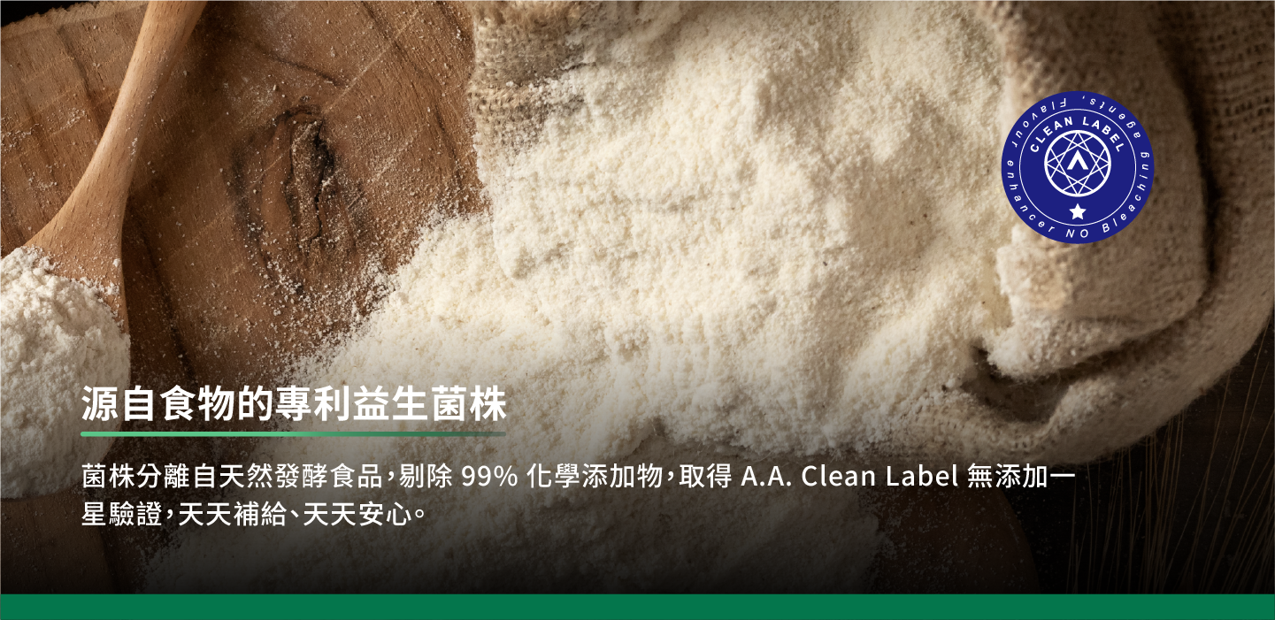 源自食物的專利益生菌株