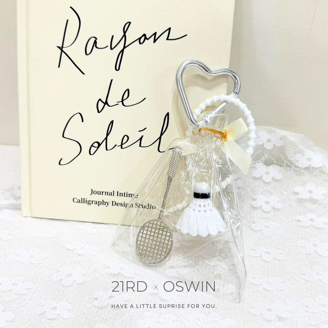 簡約 羽毛球 網球 吊飾🏸 🎾