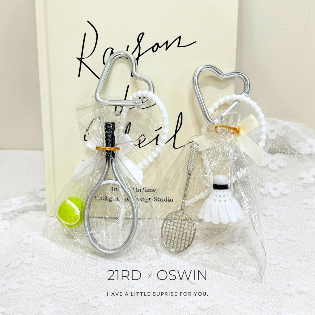 簡約 羽毛球 網球 吊飾🏸 🎾