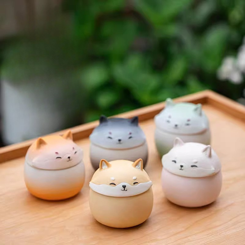 柴圓滾滾茶葉罐