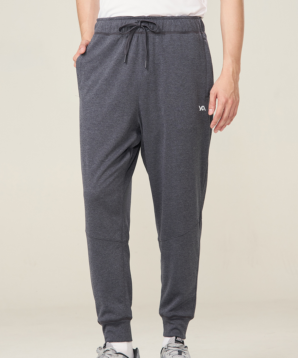 YA系列 快乾調溫男剪接縮口長褲 UE157825