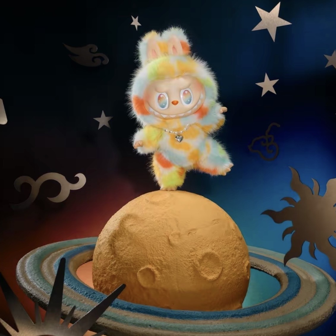 THE MONSTERS ROCK THE UNIVERSE 前方高能 搪膠毛絨公仔 渲染 泡泡瑪特