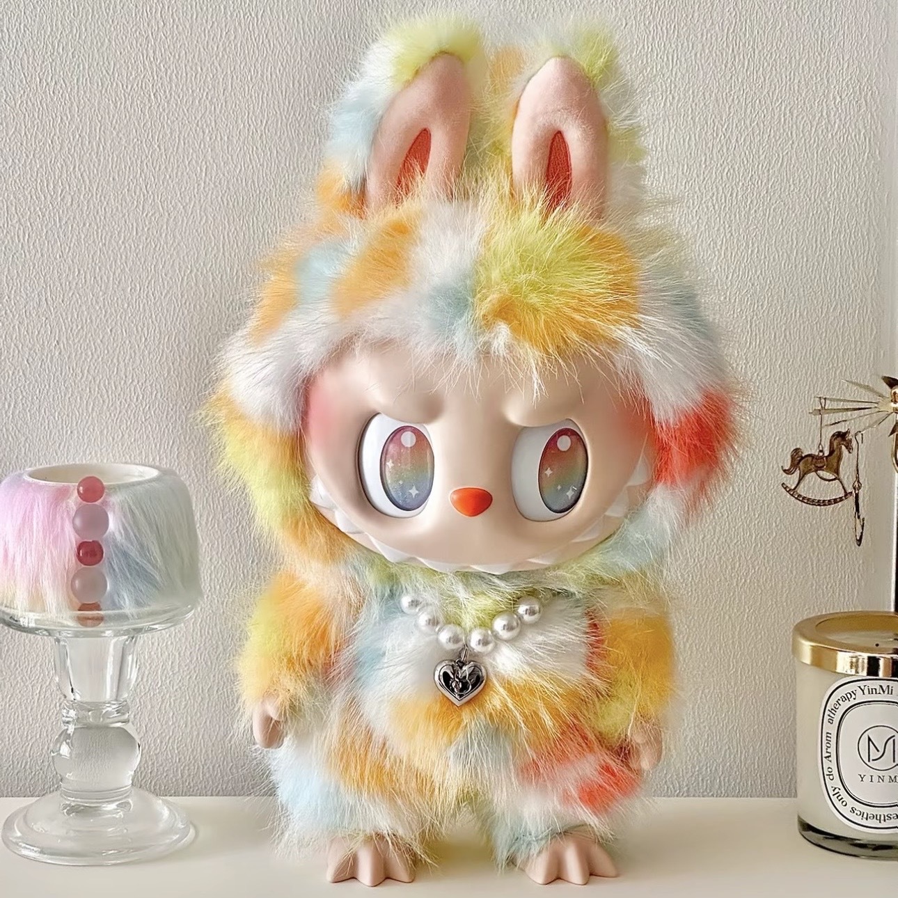 THE MONSTERS ROCK THE UNIVERSE 前方高能 搪膠毛絨公仔 渲染 泡泡瑪特