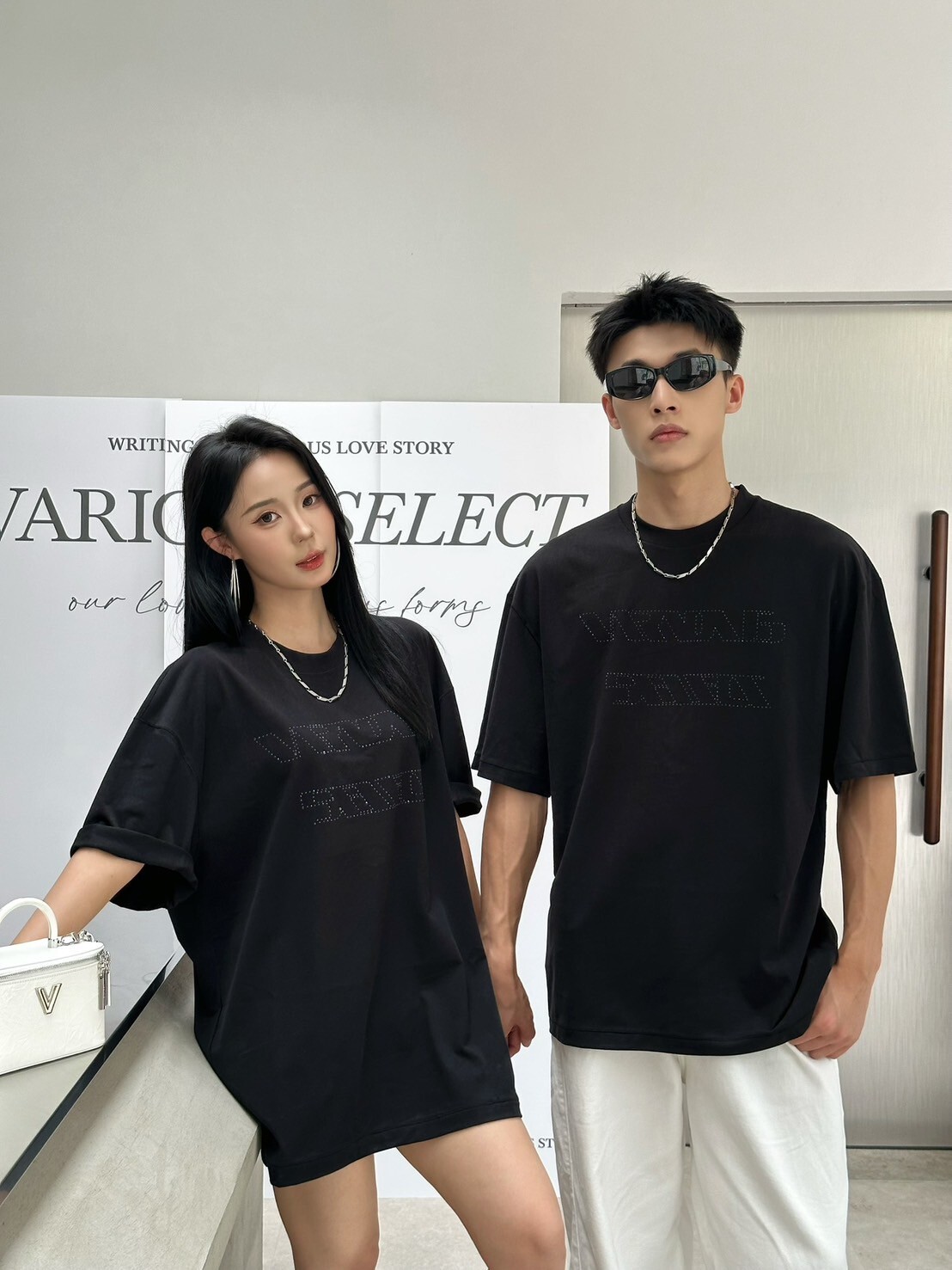 星耀映黑’Glitter—燙鑽正常版上衣