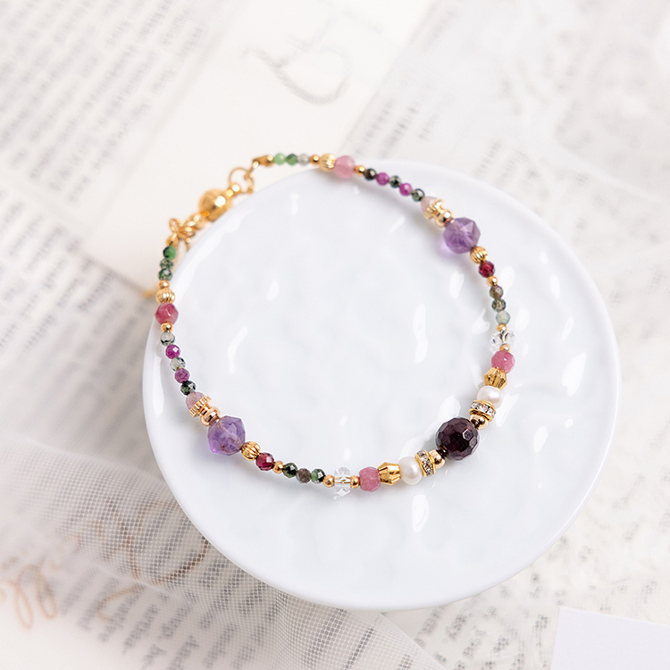 《十一周年慶限定款》情感 – 石榴石 – 手鍊